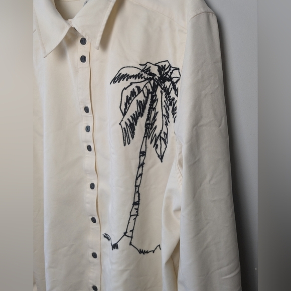 JOELLE COLLECTION Model Valentine Women Blouse Long Sleeve Size XL (2XL) - Picture 3 of 11